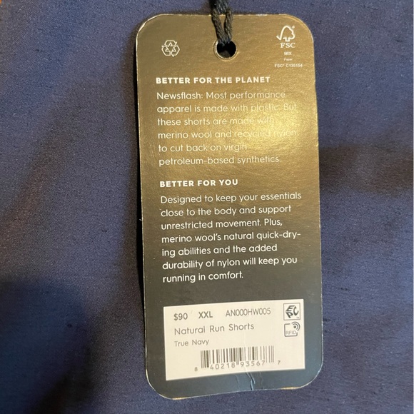 Allbirds NaturalRun Shorts - Picture 6 of 7